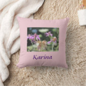 Coussin Corfu Lilac Fleurs sauvages (Couverture)