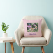 Coussin Corfu Lilac Fleurs sauvages (Chaise)