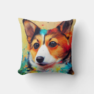 Coussin Corgi chien animal animal familier adorable compag