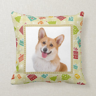 Coussin Corgi de sourire beau