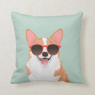 Coussin Corgi de sourire mignon de Gallois de Pembroke