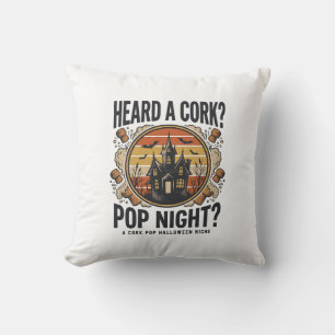 Coussin Cork Pop Halloween Maison Hantée Vintage Chemise_1