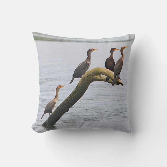 Coussin Cormorant Seabird (Recto)