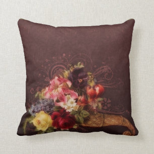 Coussin Corne d'abondance romantique