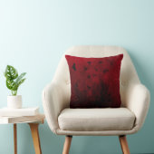 Coussin Corneilles dans le ciel rouge (Chaise)