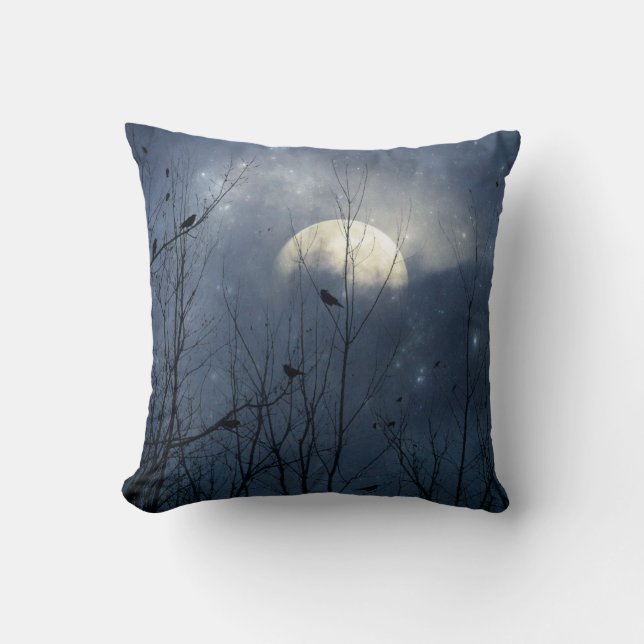 Coussin Corneilles d'Imaginaire (Recto)