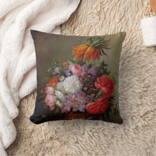 Coussin Cornelis Johannes van Hulsteijn Vase avec Fleurs