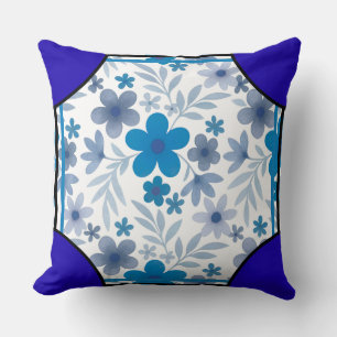 Coussin Cornerstone Blossom Indigo