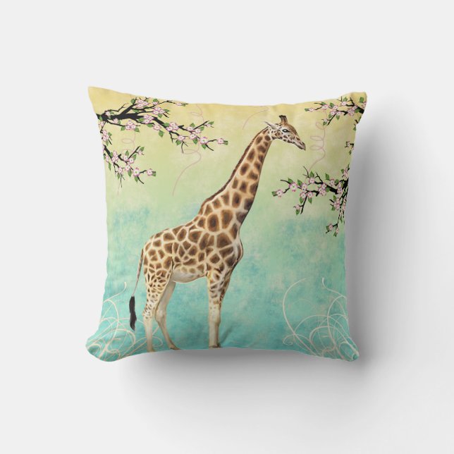 Coussin Cornouiller de girafe (Recto)