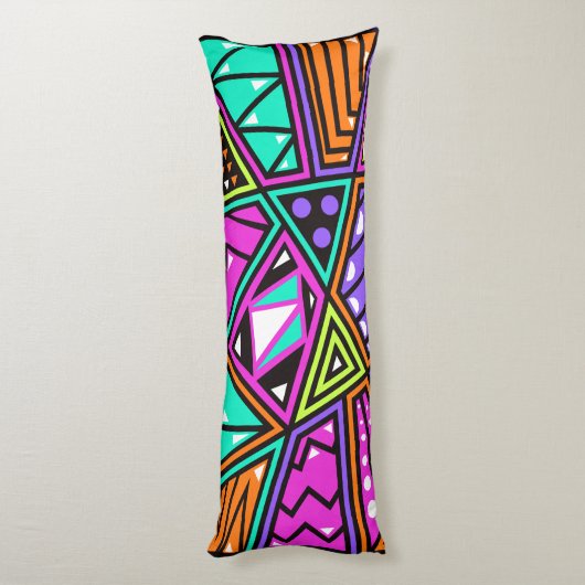 coussin corps abstrait néon (Dos (Vertical))