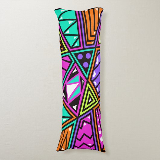 coussin corps abstrait néon (devant Vertical)