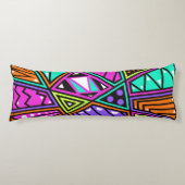 coussin corps abstrait néon (Devant)