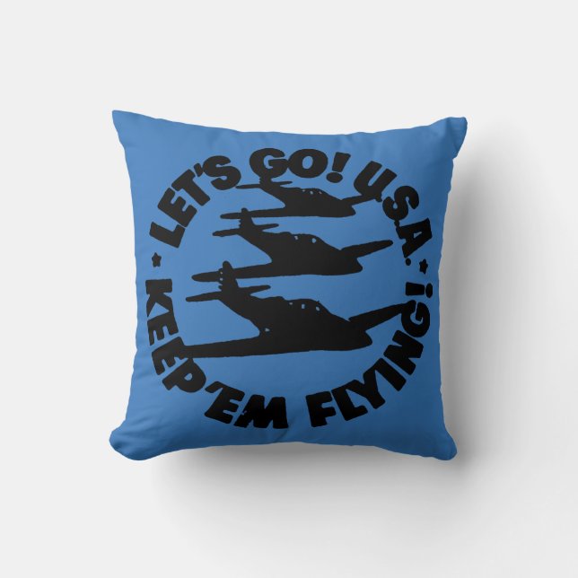 Coussin Corps d'air d'armée Poster, 1941 (Recto)