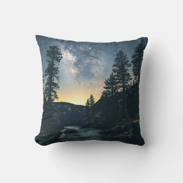 COUSSIN CORPS D'EAU ENTRE ARBRES (Recto)