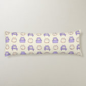 Coussin Corps Pastel Chat Chonky Lavande Mignon Co (Dos)