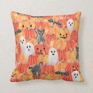 Coussin Correctif Citrouille Éffrayant