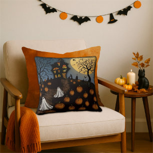 Coussin Correctif Citrouille Halloween Ghosts éffrayant