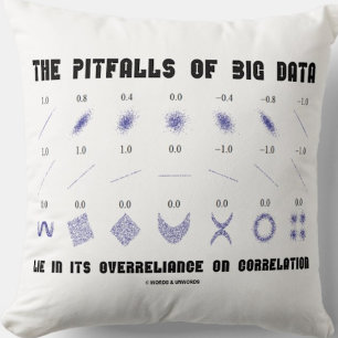 Coussin Corrélation de la Pitfalls Of Big Data