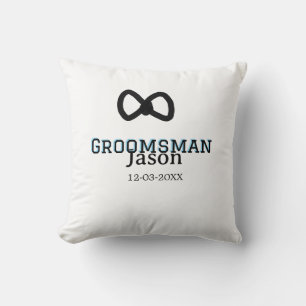 Coussin Cortège du marié témoin de la soirée d'enterrement