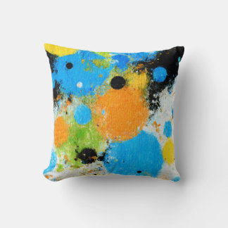 Coussin Cosmic Chromatic Splatter: Abstract Orbit