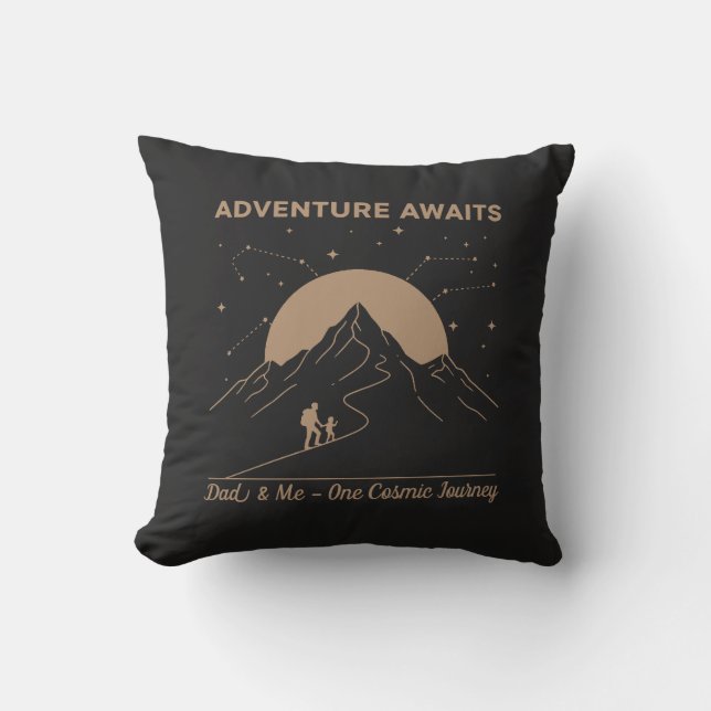 Coussin Cosmic Dad & Me Adventure (Recto)