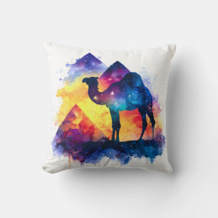 Coussin Cosmic Starry Nuit Camel égyptien Paysage