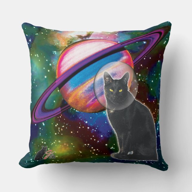 Coussin Cosmo Space-Cat (Recto)