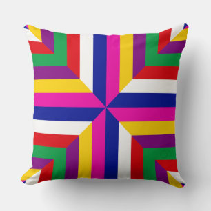 Coussin Cosmos-prototype - Bleu/Magenta – Équilibré