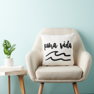 Coussin Costa Rica Pura Vida Wave Beach