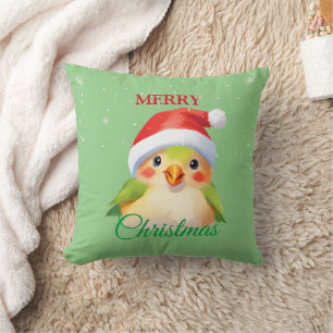Coussin Costume de Noël de Père Noël d'oiseau d'animal de 