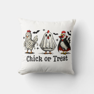 Coussin Costume de poulet Halloween Drôle Design de poussi
