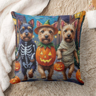 Coussin Costume d'Halloween pour chien Terrier Cesky pour