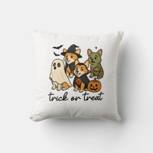 Coussin costume d'Halloween pour corgi