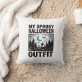 Coussin Costume Halloween effrayant Vintage Graveyard Tee_ (Couverture)