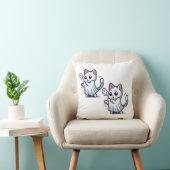 Coussin Costume Halloween Ghost Kitty (Chaise)