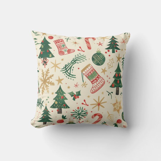 Coussin Cosy Christmas Thaillow - Ajouter Festive Cheer (Recto)