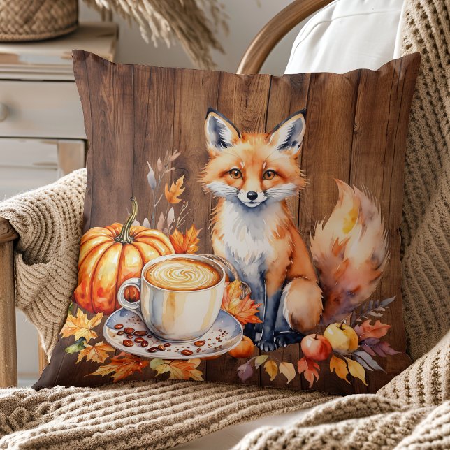 Coussin Cosy Oreillère à lancer Renard d'automne (Créateur téléchargé)