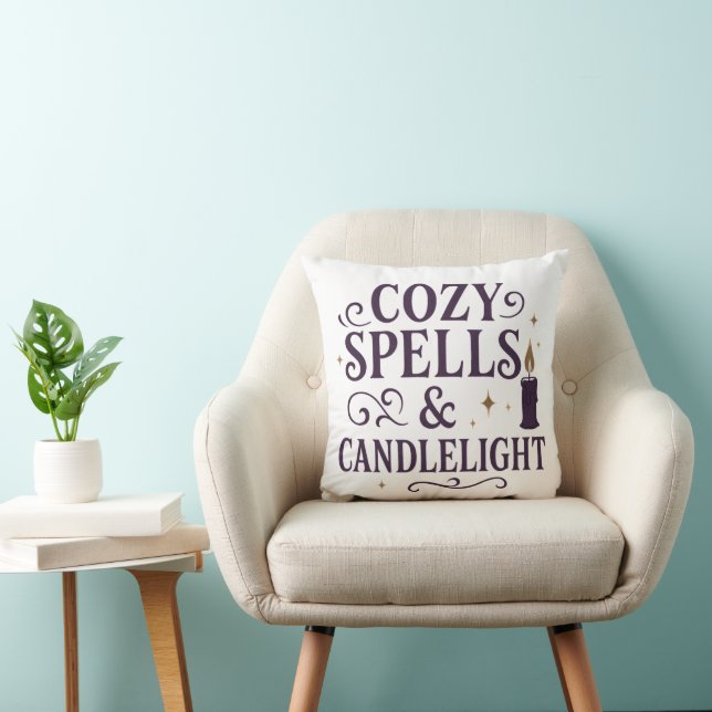 Coussin Cosy Spings & Candlelight Purple Citrouille Coussi (Chaise)