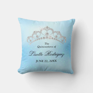 Coussin Côté avant seulement Personnalisation Baby Blue Qu