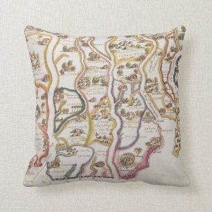 Coussin Côte de l'Afrique et de la rivière Gambie   1622