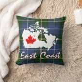 Coussin Côte Est d'amour de personnaliser de tartan de la (Couverture)