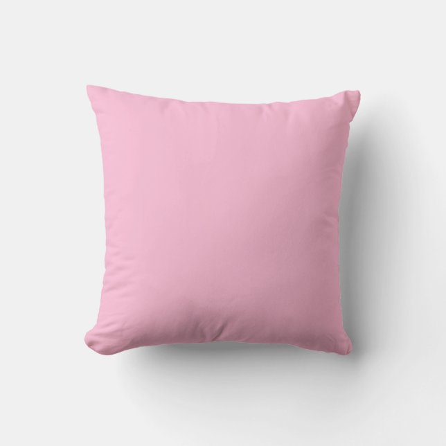 Coussin Coton Candy couleur solide (Recto)