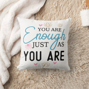 Coussin Coton peluche Motivation décorative Jeu d'oreiller