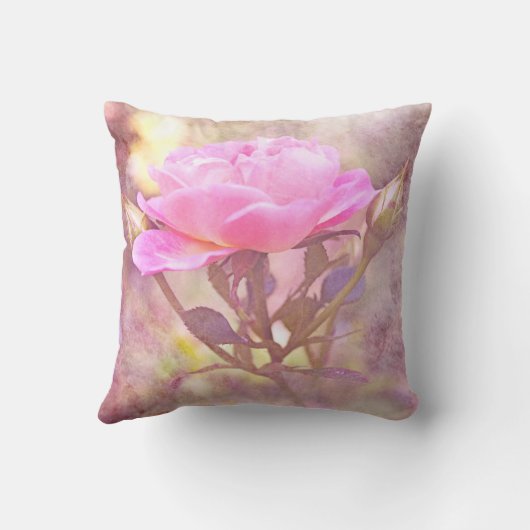 Coussin Cottage Chic Rose (Verso)