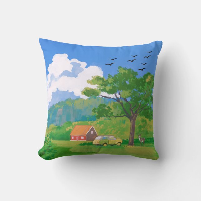 Coussin Cottage Cloudlane (Recto)