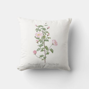 Coussin Cottage Fleur Rose Clair