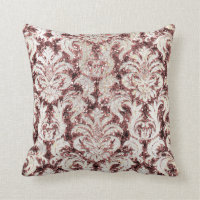 Cottage Rose Maroon Damask Grey Pearl Parties scin