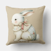Coussin Cottagecore Bunny Charm (Verso)