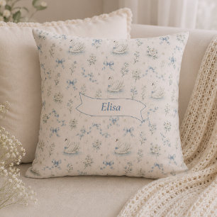 Coussin Cottagecore Cadeau à l'arc personnalisé vintage La