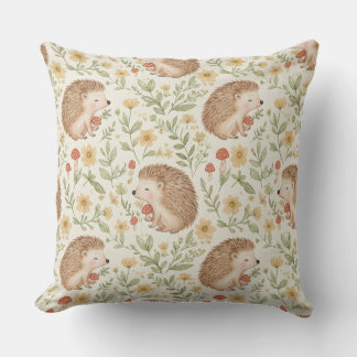 Coussin Cottagecore Hedgehog